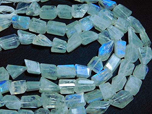Pierre de lune arc-en-ciel LKBEADS pépites pour bijoux bohème chic