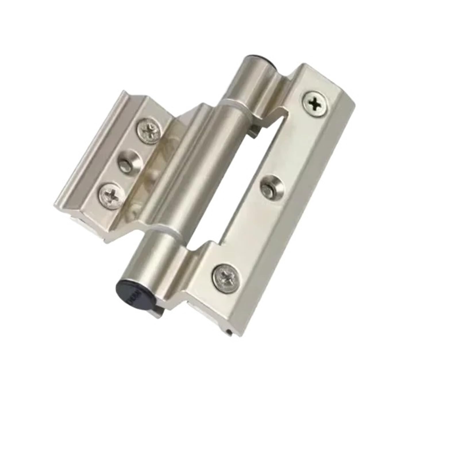 Kdhcvkz Silver - 100Mm 1Pcs Aluminum Alloy Door And Window Hinge Folding Thickened Hinges(Silver-100Mm)