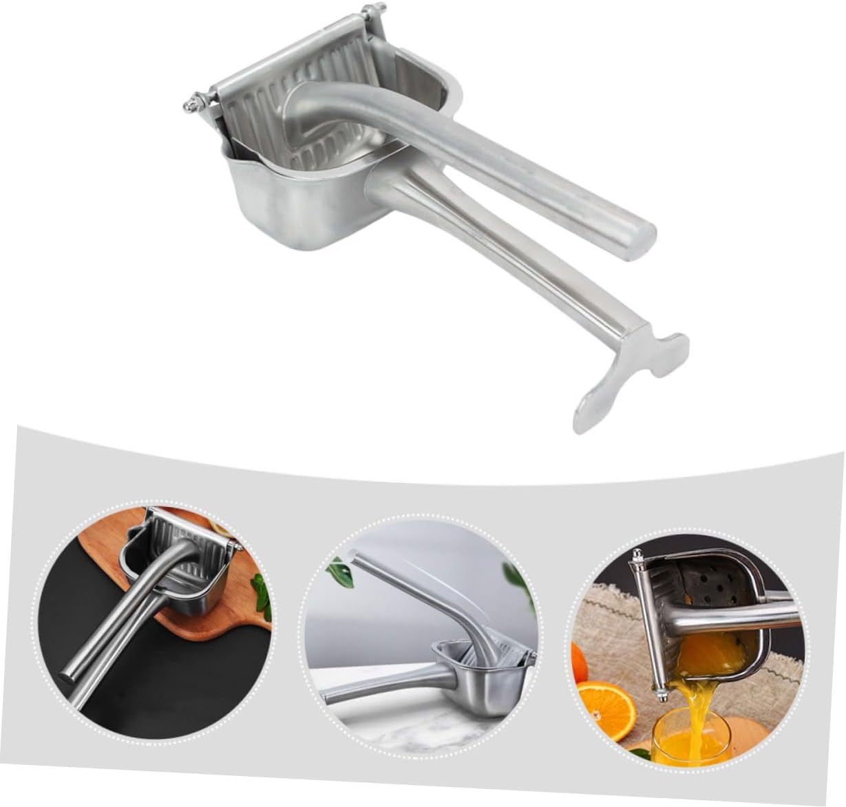 KICHOUSE 1Pc Manual Lemon Squeezer Juicer Extractor for Home Use and Fruit Squeezer for Citrus Fruits and Easy to Operate