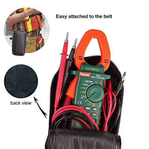 image for Thsinde Autoranging Multimeters Clamp Meter With Storage Bag AC/DC Vol