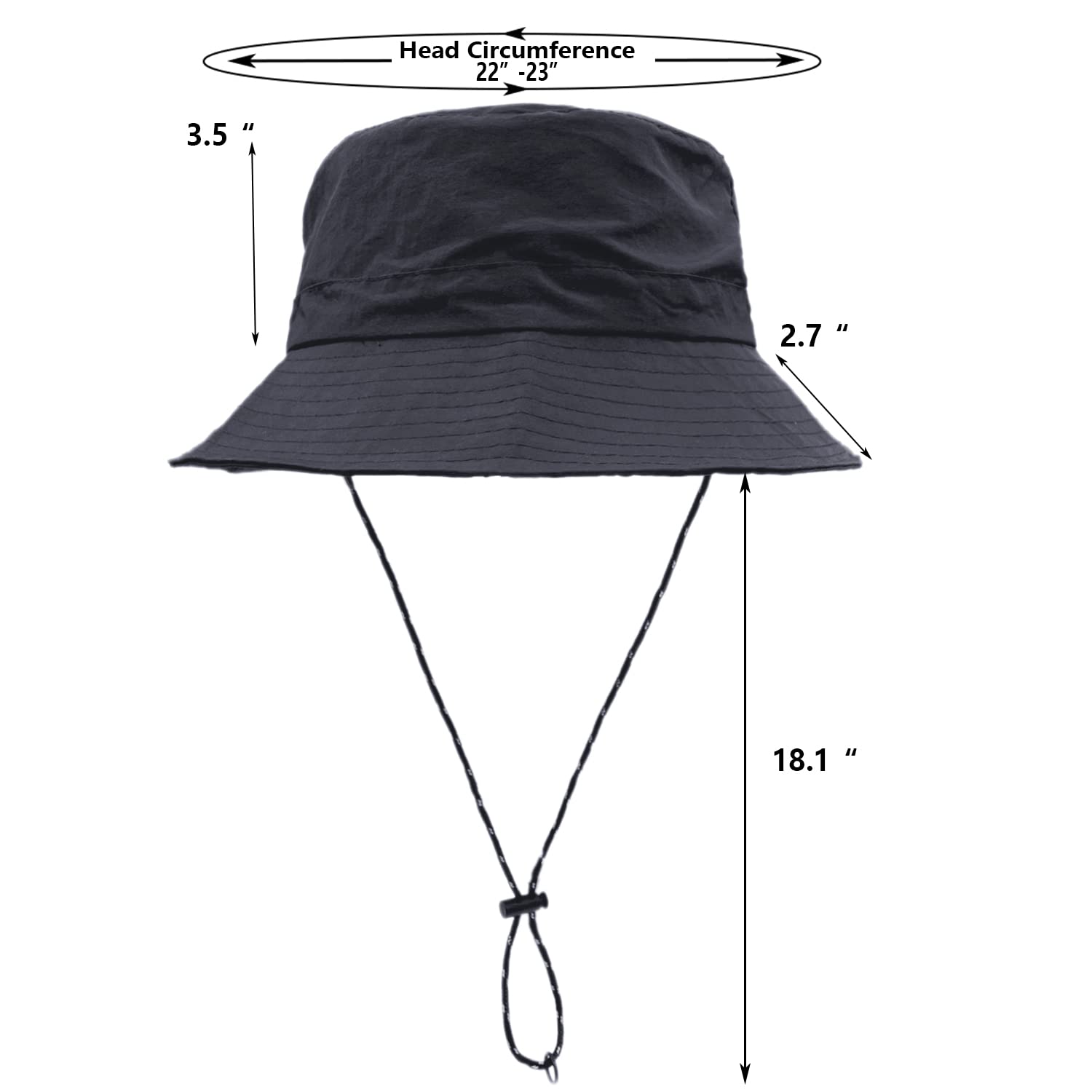 lifwimner Cappello da Pescatore Sole Donna Uomo Pieghevole Cappelli Estivo Impermeabile Safari per Pesca Esterno
