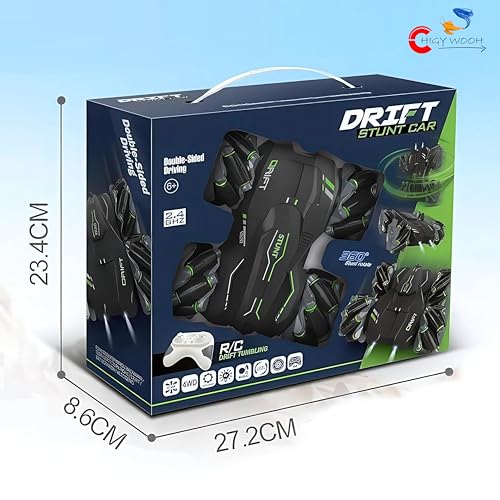 Image of Remote Control 4x4 Drift Stunt Car 4WD Racing Fall Resistant RC Car 360 Rotating Dual Sided Climbing High-Speed Tumbling Cross-Country Battle Off Road Rechargeable Adults Boy Girl