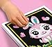 Kitfix - Sequin Art 60-20 x 20cm- Bunny - 60min Craft Project - Craft Kit for Young Children Aged 5+ - 2020