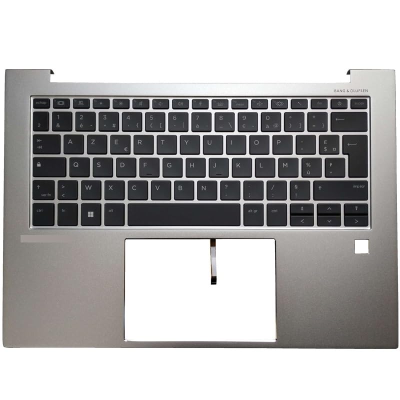 Teclado HP Elitebook 840 G9 en francés con reposamanos y carcasa superior retroiluminada
