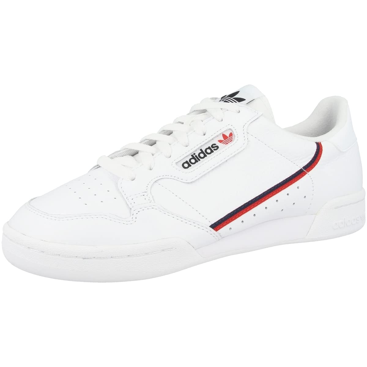 adidas Continental 80, Herren Fitnessschuhe, Weiß (Ftwbla/Escarl/Maruni 000), 44 2/3 EU