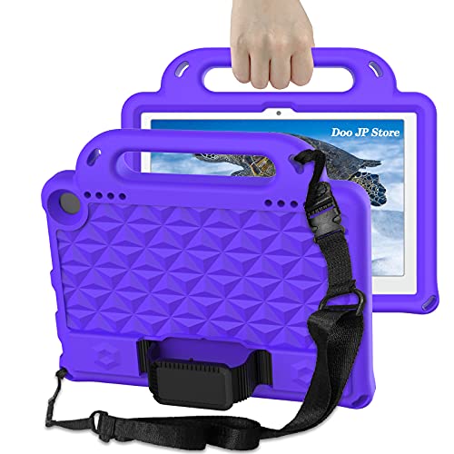 �uDoo�vKindle Fire HD 8 �P�[�X 2020 ��10���� Fire HD 8 Plus �^�u���b�g �P�[�X �X�^���h�@�\�t�� �n���h���t�� EVA���S�f�� ���y�� ������ �ϏՌ� �S�ʕی�^ Fire HD 8/Fire HD 8 Plus