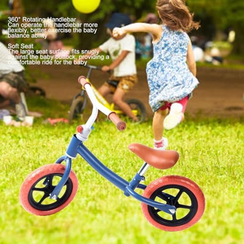 Bicicleta de Equilíbrio Infantil, Alça Giratória de 360°, Sem Pedal, Treinamento de Bicicleta de Equ