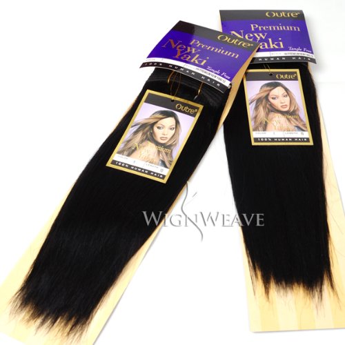 Outre Premium New Yaki Human Hair 8" #2