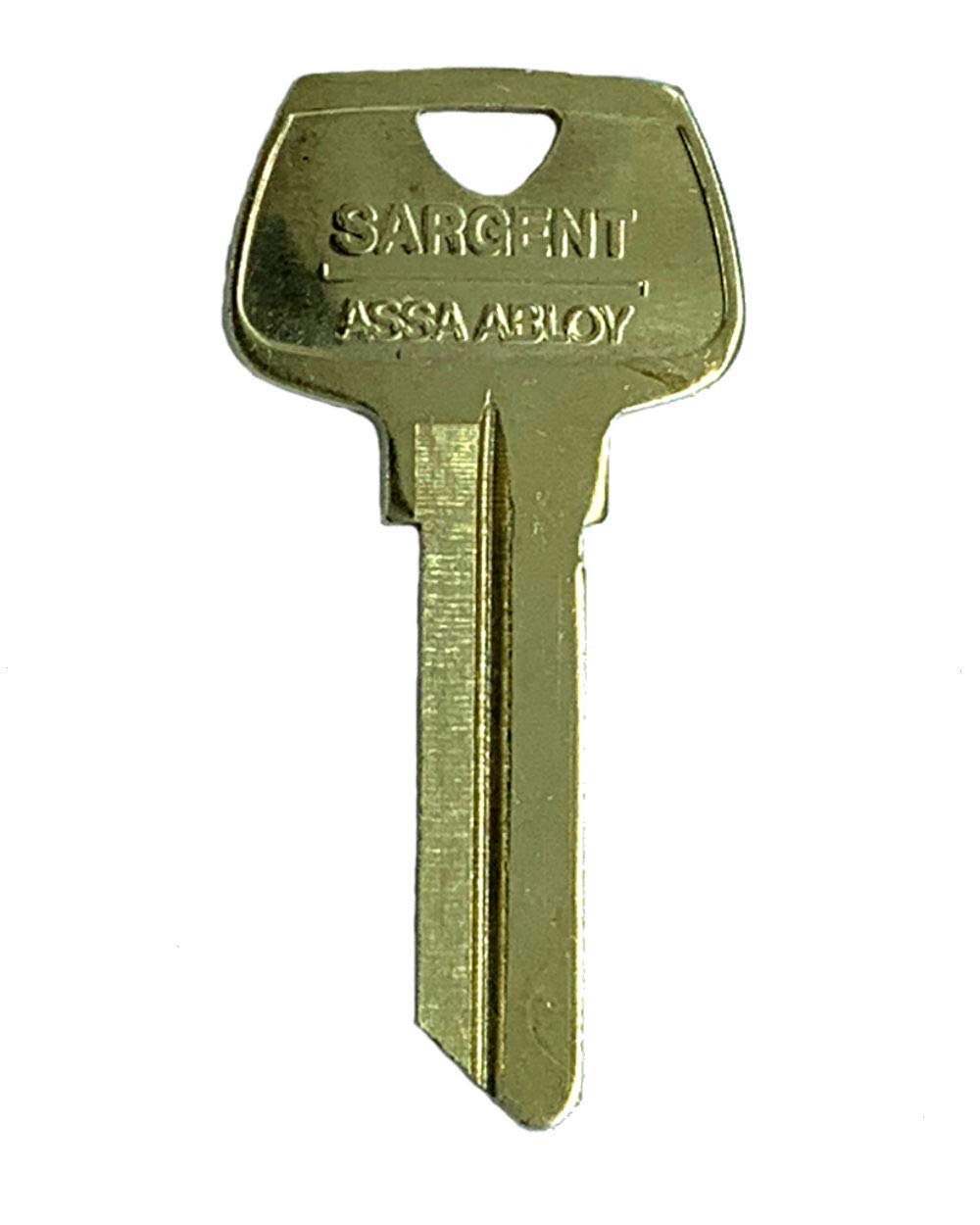 Sargent 6 Pin Key Blank 6275 RL Keyway, Pkg of 10, Factory Original