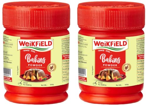 Image of Weikfield Baking Powder, 100g (Pack of 2)