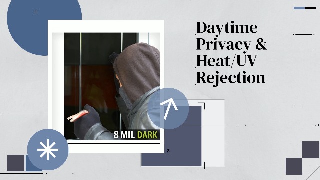 Película para ventana seguridad privacidad 8 mil negra miniatura 7