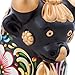 NOVICA Black Metallic Animal Themed Ceramic Sculpture, Big Colorful Pucara Bull'