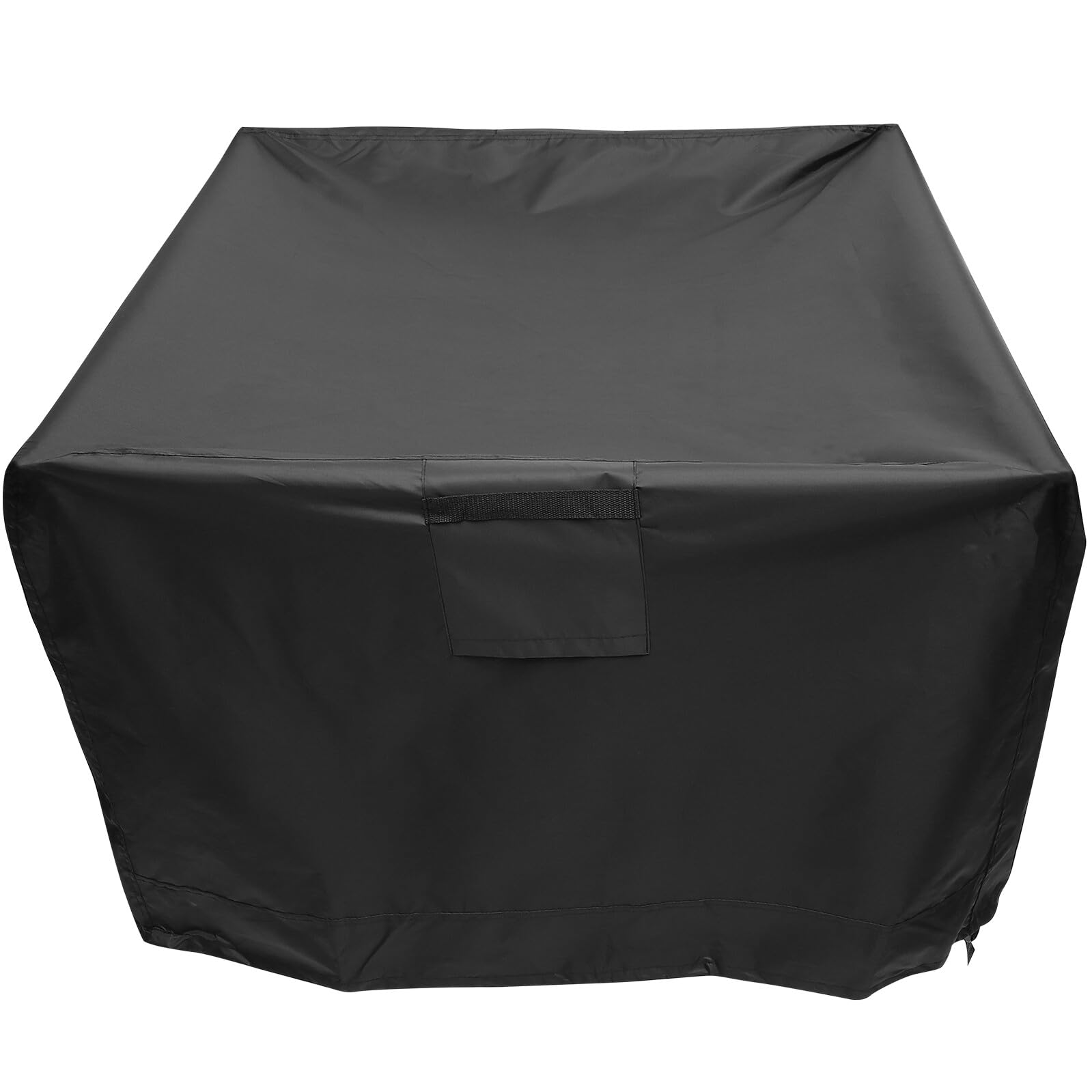 Homoyoyo Copertura per Protezione Esterna Nero Oxford 420d per Barbecue Copertura Rotonda Leggera Resistente All'acqua del Grill da Giardino