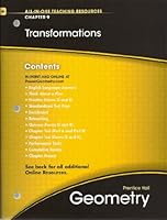 Transformations, Chapter 9, Geometry, All-in-One Teaching Resources 0133689107 Book Cover