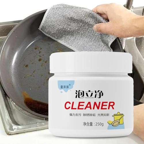 Image of All-in-One Rust Remover Powder with (1 Pic) Non-Scratch Disk cloth, Wash Ultimate Rust RemovaL, Multipurpose Kitchen Rust Remover Advanced Rust Removal for All Surfaces (250gm, 1 Pic)