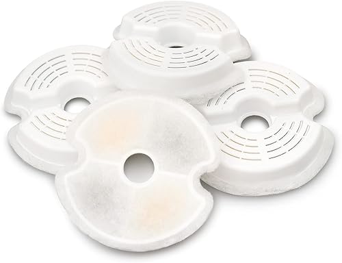 Miniatura 8 de NautyPaws Filtros de fuente de agua para gatos, 8 paquetes de filtros de carbono de repuesto para fuente de agua automática para mascotas, fuente de