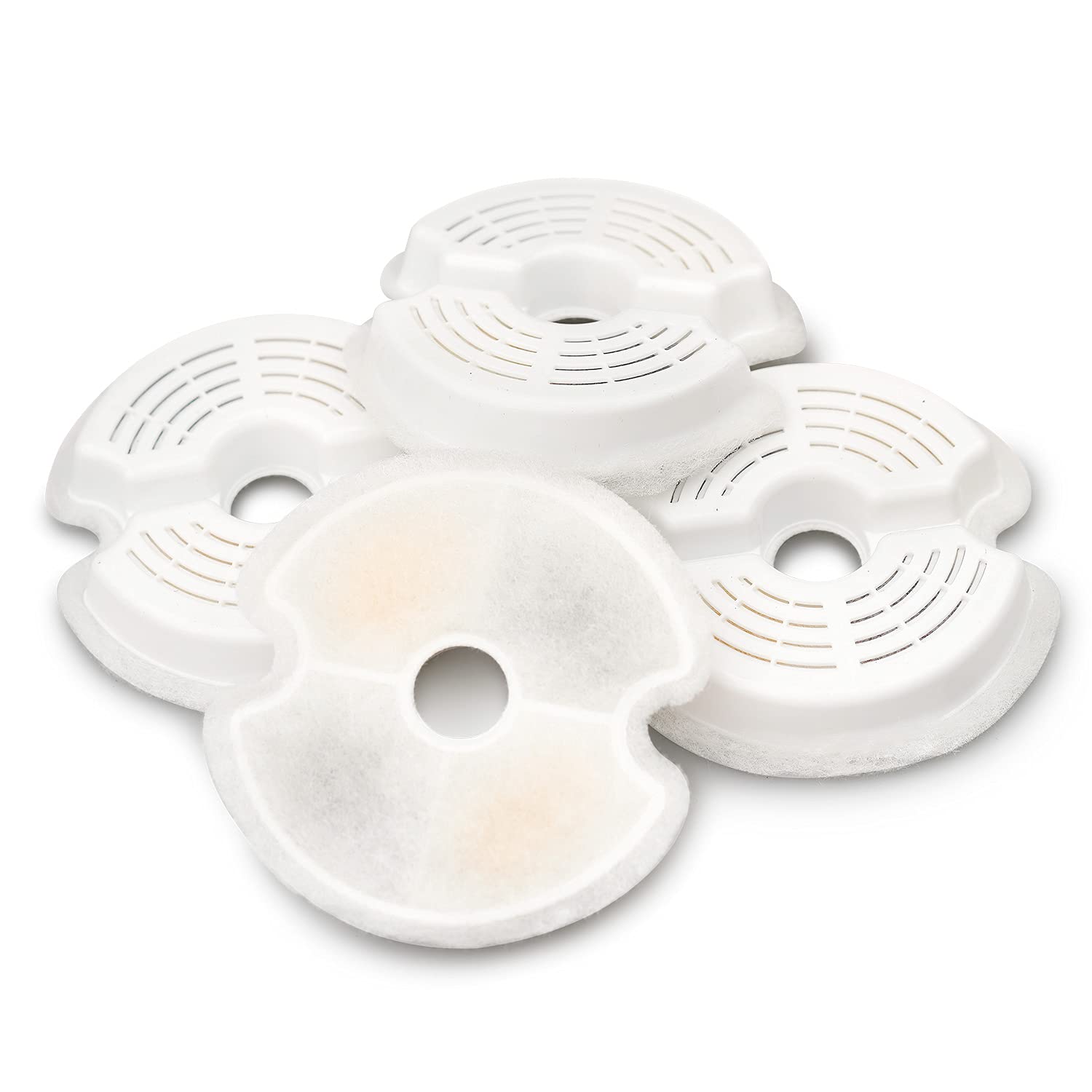 Cat Water Fountain Filters, 8 Packs Replacement Carbon Filters for Automatic Pet Fountain, Stainless Steel Cat Water Fountain - image 8