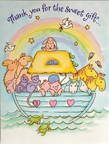 Tender Thoughts Greetings 64 Noahs Ark Thank You Cards