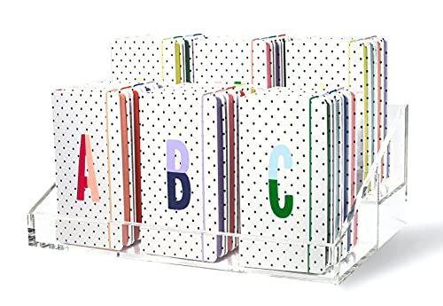 Carnet A5 à lignes Kate Spade G initiales en simili cuir bleu note journal - 8