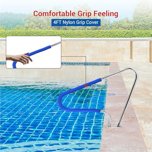 Barandilla para piscina acero inoxidable 36x48 pulg miniatura 6