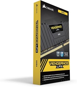 Corsair Vengeance LPX 64GB (4x16GB) DDR4 4000 (PC4-32000) C181.35V Desktop Memory - Black