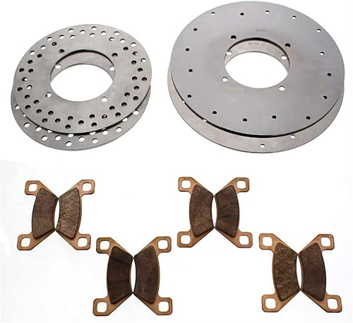 2011-2013 Arctic Cat Prowler 700 HDX Rotores de freno delanteros y traseros y pastillas de freno