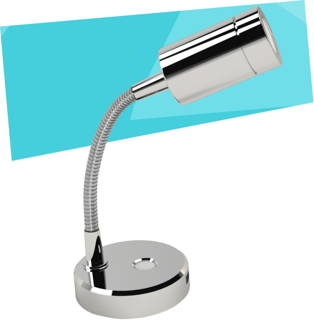 Veemoon Silver USB Rechargeable LED Reading Light for RV 10-30V Multifunctional Lamp with Touch Switch Practical Lighting Tool for Daily Use