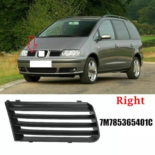 Grille de calandre supérieure droite ajustement précis pour Seat Alhambra 2001-2009