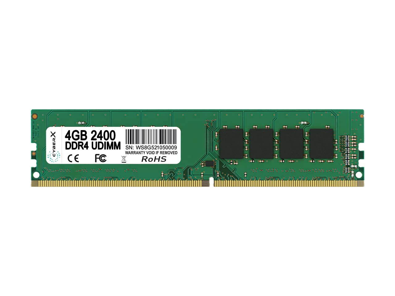 CYBERX 4GB DDR4 2400Mhz Desktop Ram (B09LV1HH6J) Amazon Price History, Amazon Price Tracker