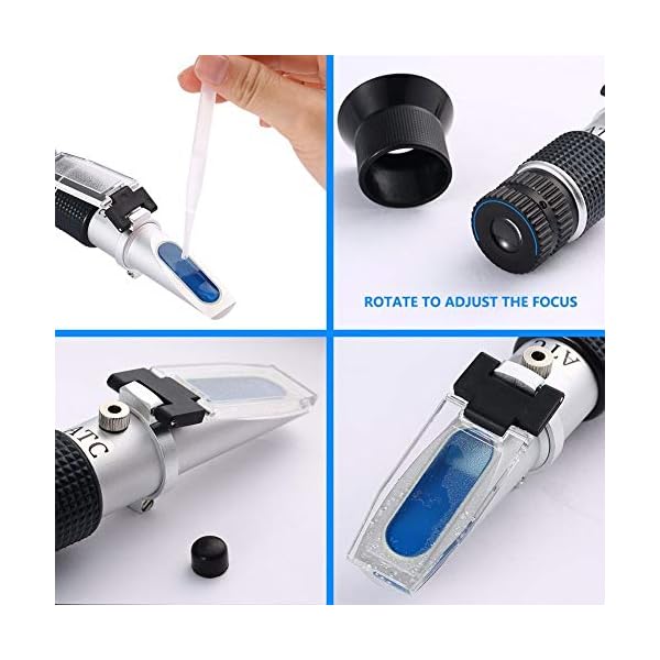 lifebea Gaswarngerät Propan Hand Brix Refraktometer,0~90% Brix Honig Zucker/Sirup Konzentration Inhalt Spezielles… – Bild 6