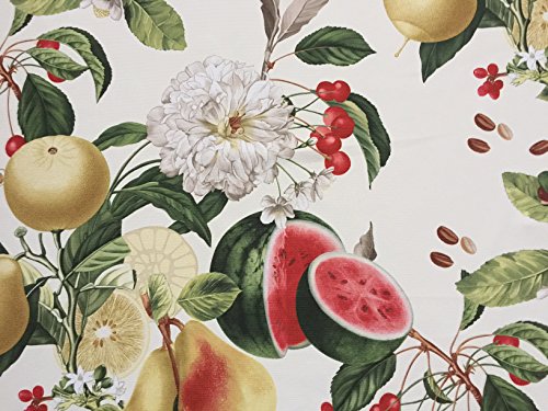 Wunderschöner Dekostoff mit Melone, Sandias, Meterware, Breite 160cm, Panama-PE von Provencestoffe Cover