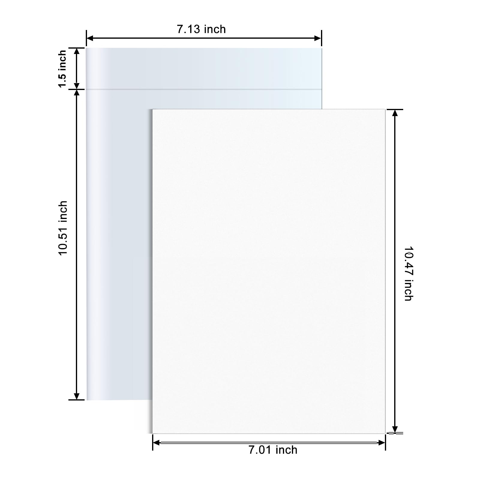 100ct Silver-Age Comic-Book-Bags and Boards - Reusable Comic Book Boards and Bags for Comic Book Storage, 1 1/2