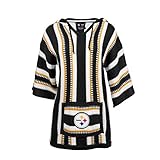 Littlearth NFL Pittsburgh Steelers Baja Hoodie, Small/Medium, SM/MD (300652-STLR-SMMD)