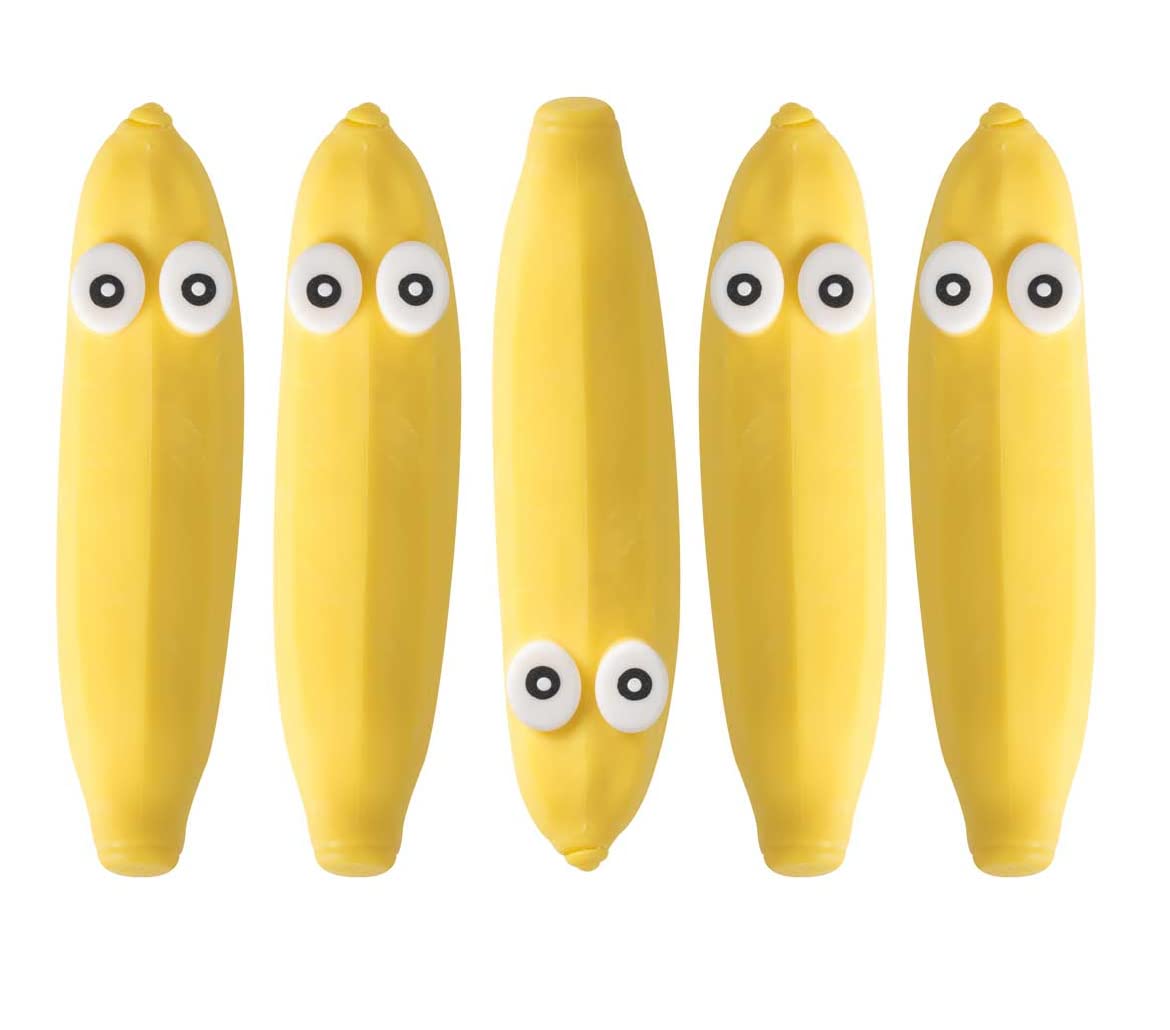 Stretchy Banana Toy Alleviate Tension, Anxiety Relief and Stress Relief Fidget Toys for Adults and Kids Improve Focus also Satisfaction for Burning Heart