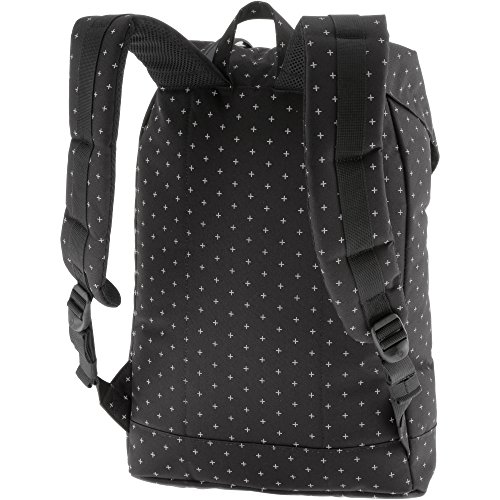 Image of Herschel Retreat Backpack, Black Gridlock /Black Rubber, Classic 19.5L
