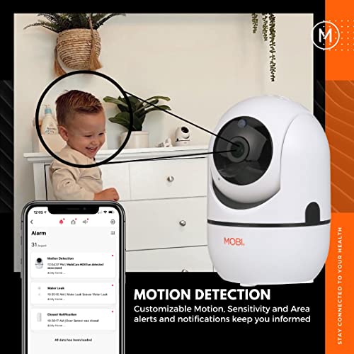 Mobicam Indoor Video Camera - 2 Way Baby Monitor With Camera And Audio - Video Baby Monitor With Night Vision - Pan & Tilt Wifi Camera With Digital Zoom - Smartphone And Wi-Fi Access (Hdx - 3 Pack) #TOP4