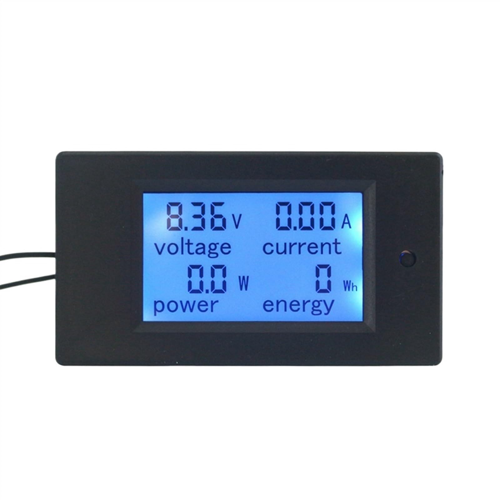 Moniteur numérique de compteur d'énergie de tension ampèremètre DC 6.5~100 V 100A/50A en option LCD rétro-éclairage bleu voltmètre ampèremètre(50A shunt)