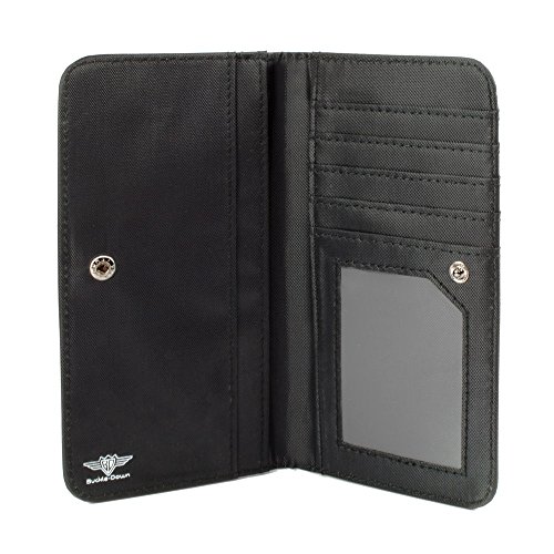 Canvas Snap Wallet - CATWOMAN Whip Pose/Graffiti Black/Greens/Purples3