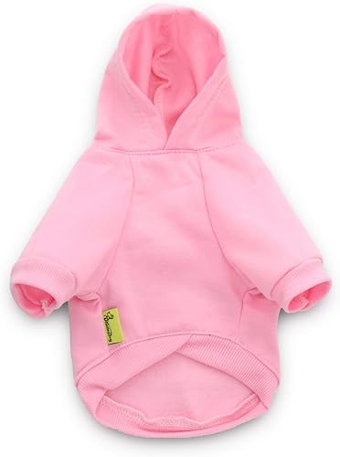 Vista 15 de DroolingDog Camisetas para perros pequeños con texto en inglés "I Love My Mom", sudaderas con capucha para perros pequeños, talla XS, sudadera