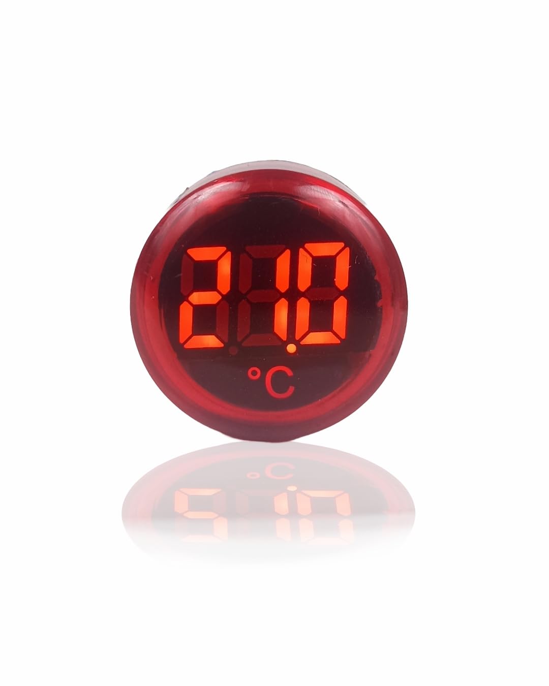 YOKINS Digital Temperature indicator or Thermometer || Temp measurement Range -25 to 199 °C || Operating Voltage 50-380V AC || comes with inbuilt sensor probe || 22 mm mounting Size (B0D4JZ71JW) Amazon Price History, Amazon Price Tracker