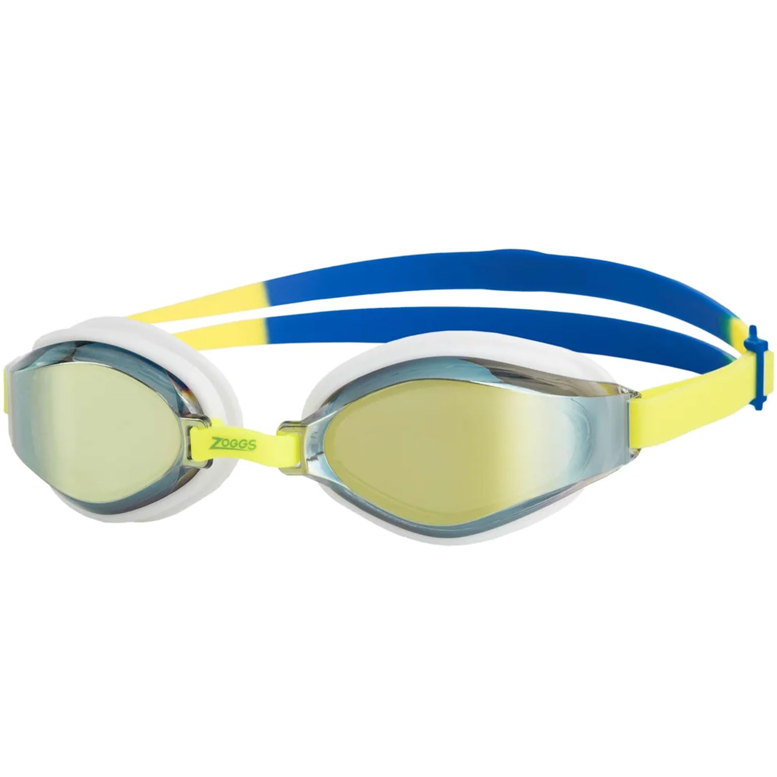 Zoggs Endura Max Titanium Yellow Blue Mirrored Lime
