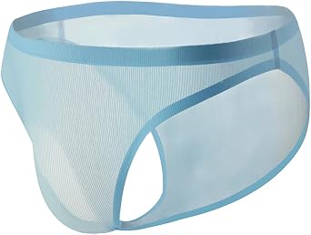 iYunyi Mens Underwear, Mesh, Breathable, Ice Silk, Thin, Ultra Elastic, Mens Panties, Set of 1 / 6