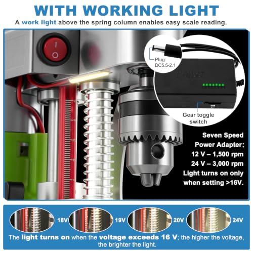 MXBAOHENG Rear-Motor Mini Drill Press