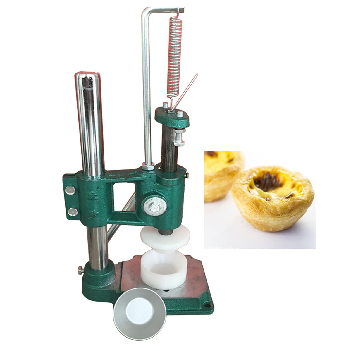 AYCDL Commercial Egg Tart Pressing Machine, Manual Egg Tart Making Machine, Custard Tart Shell Molding Hand Press Making Egg Tart Skin Tool for Home use, Restaurant, Cake Shop