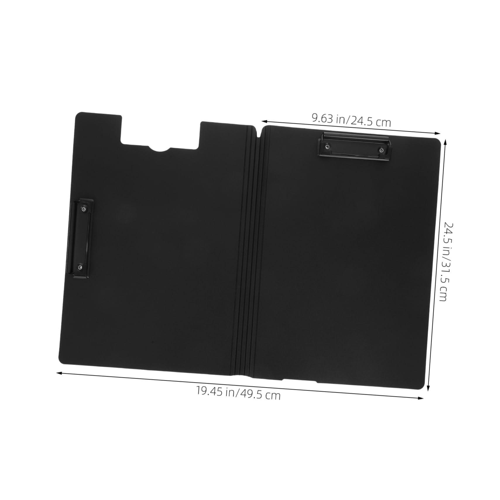 Kunststoff Klemmbrettmappe A4 mit Doppelclips 6 Stück für Schule | Schulanfang Deko, Wasserfest und Leicht, Schlichtes Design für Unterricht und Ordnen