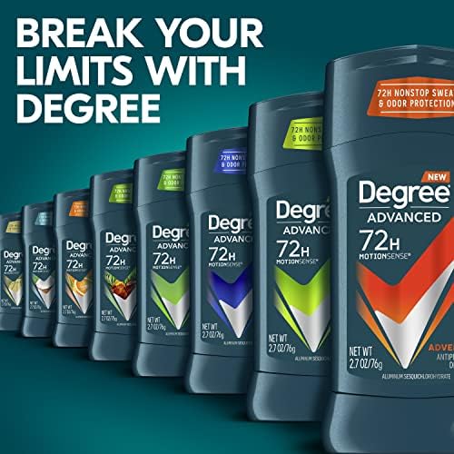Degree Men Antiperspirant Deodorant Adventure Antiperspirant For Men With MotionSense Technology 2.7 oz, Pack of 4 — view 7