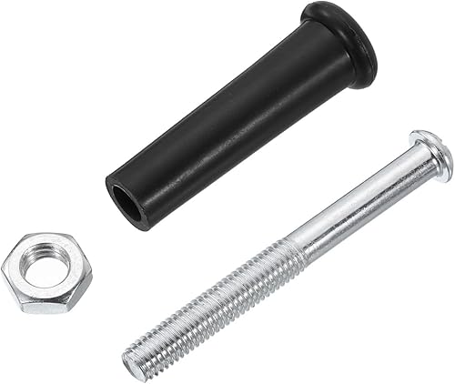 Miniatura 6 de uxcell Manijas de sujeción con abrazadera de tornillo M10x15mm Roscado de plástico de metal giratorio mango de agarre