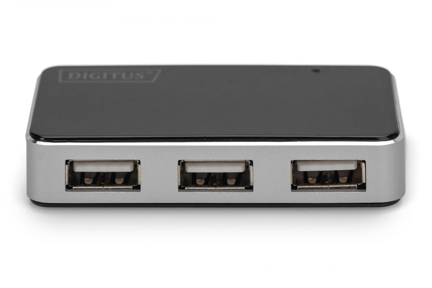 DIGITUS USB hub - 4 Ports - High-Speed USB 2.0-480 MBit/s - Plug&Play - Connection Cable 66 cm - Black