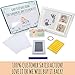 Baby Ink Hand and Footprint Kit – Handprint Picture Frame for Newborns (Safe Clean-Touch Ink Pad for Prints) – Best New Mom and Shower Gift – Foot Impression Photo Keepsake for Girls & Boys – (White)