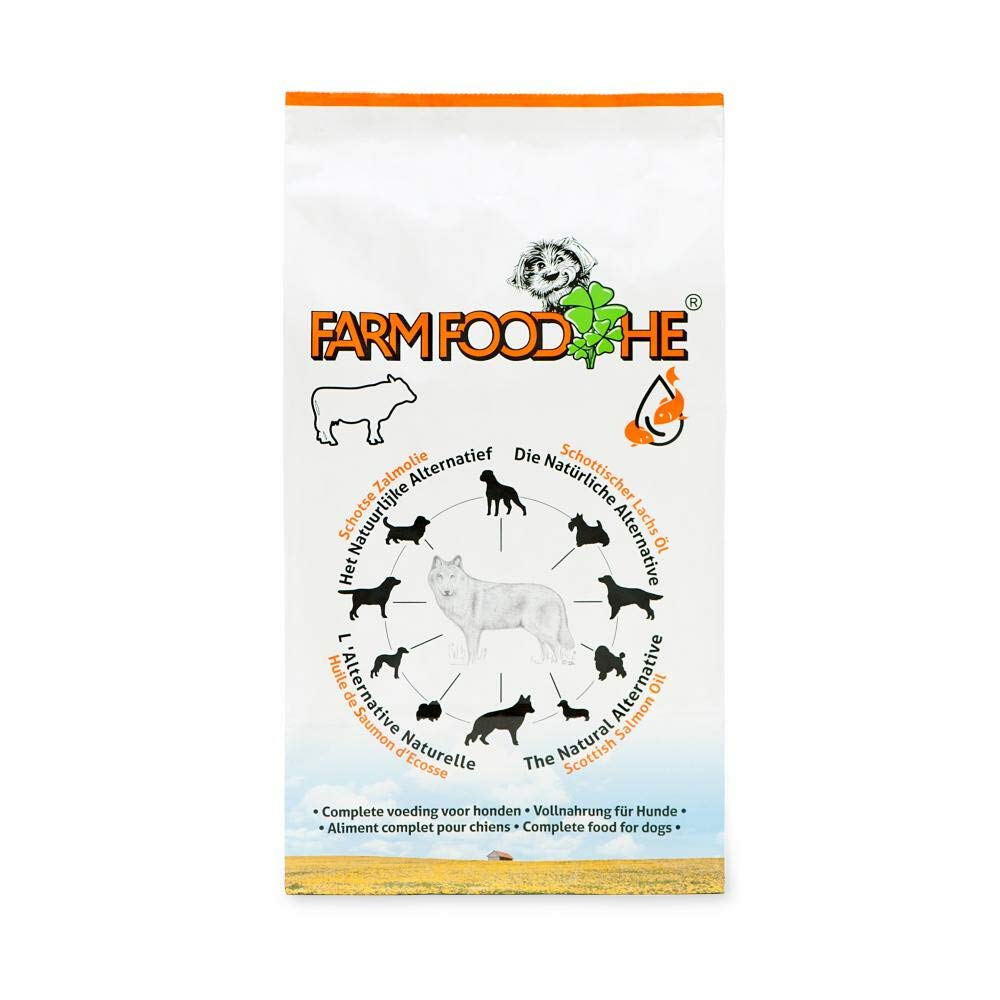 Farm Food HE Scottish Salmon Oil Dry Dog Food - Natural Cold Pressed for Every Life Stage Working Puppy/Adult/Senior - Raw Alternative - 2kg — image 1